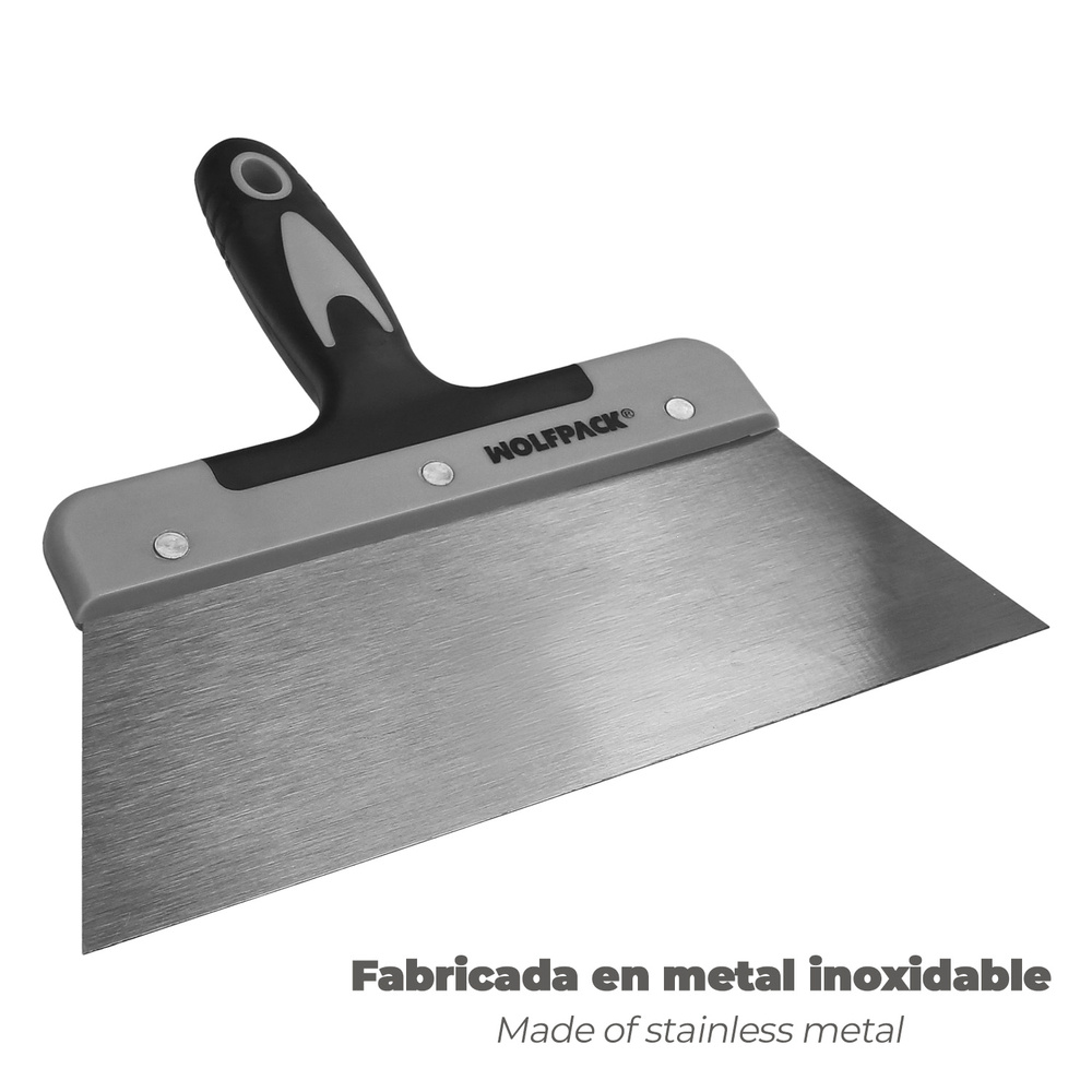 Espatula Acero 250 mm. Mango TPR metalinoxidable